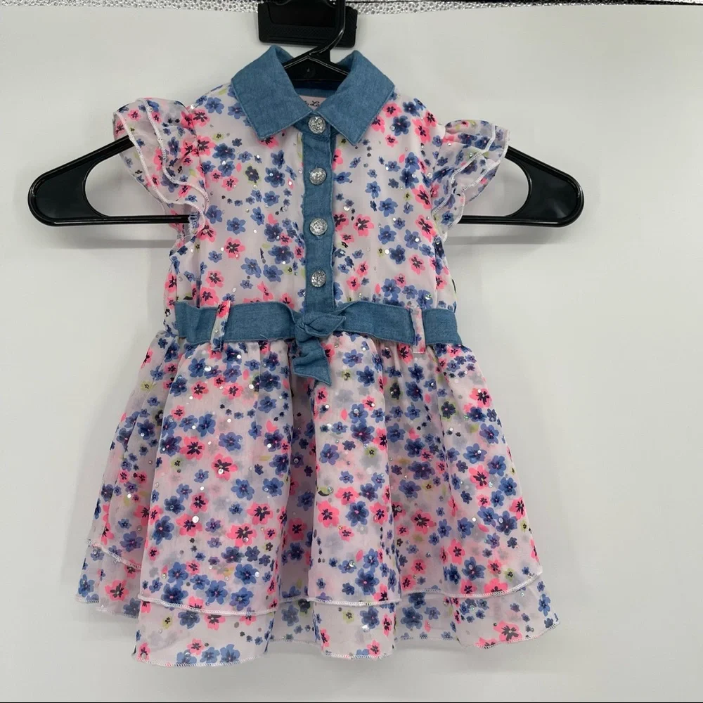 Little Lass Ruffled Baby Dress​